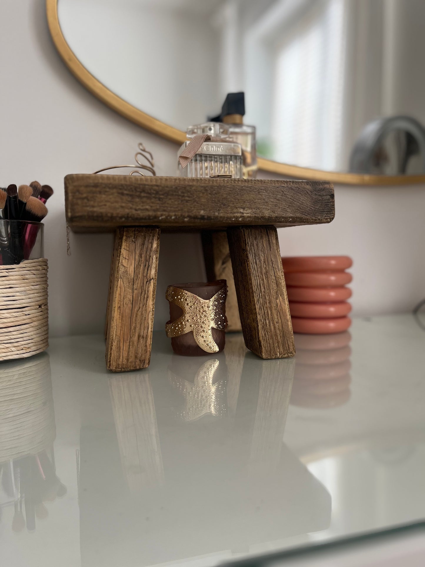 Small Rustic Styling Bench