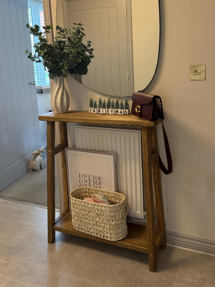 Rustic console Table